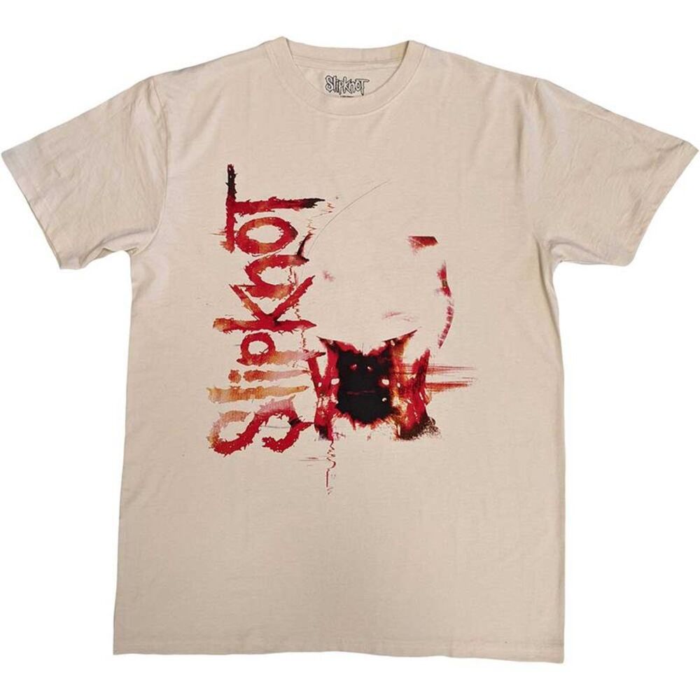 Slipknot Unisex Adult The End So Far Band Back Print T-Shirt / Natural